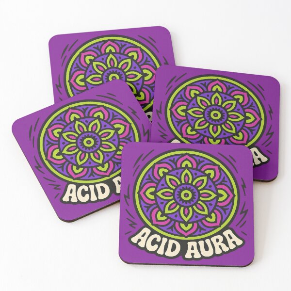Item preview, Acid Aura – Psychedelic Trance Mandala Design designed and sold by |TRSSHOP|.