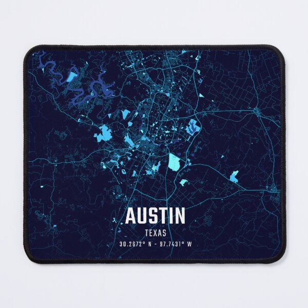 Item preview, Austin Midnight City Map designed and sold by HomeLivingCo.