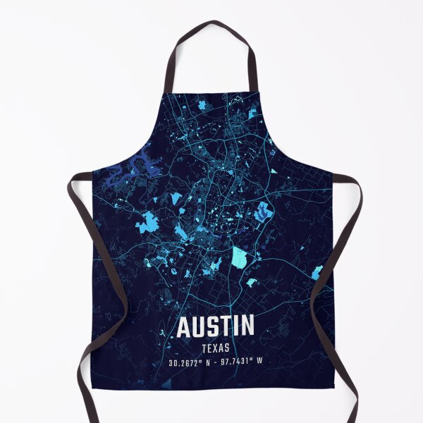 Item preview, Austin Midnight City Map designed and sold by HomeLivingCo.