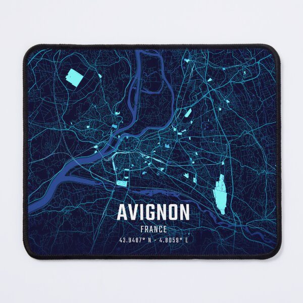 Item preview, Avignon Midnight City Map designed and sold by HomeLivingCo.
