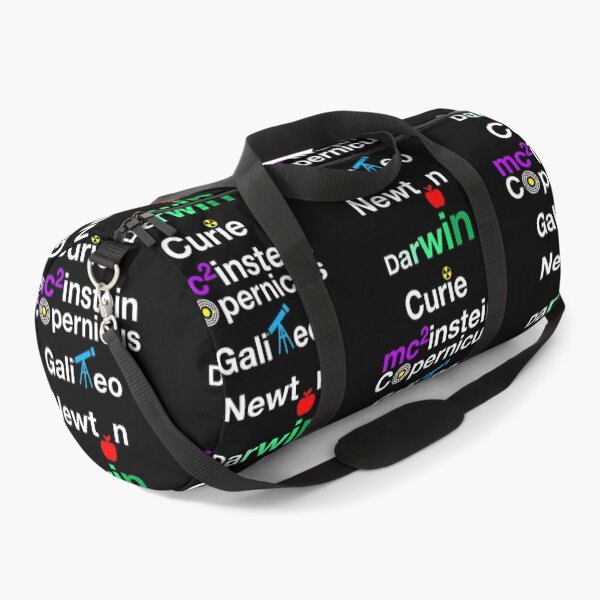Item preview, Nerdy Minimalist Iconic Greatest Scientists Names Copernicus, Galileo, Newton, Darwin, Curie, Einstein Science Teacher White Text designed and sold by MathWare MathClips.