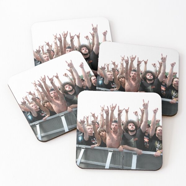 Item preview, Front Row Concert Fans With Their Hands Held high - Photograph designed and sold by ConcertImages.