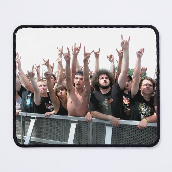Item preview, Front Row Concert Fans With Their Hands Held high - Photograph designed and sold by ConcertImages.