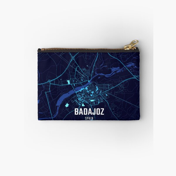 Item preview, Badajoz Midnight City Map designed and sold by HomeLivingCo.