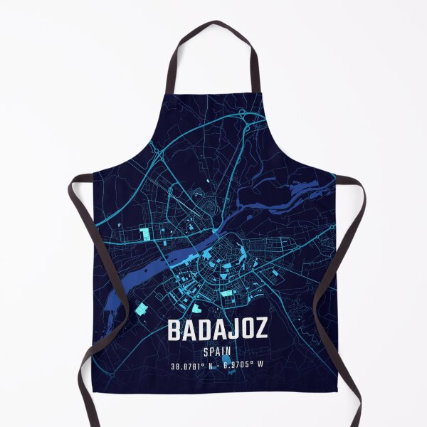 Item preview, Badajoz Midnight City Map designed and sold by HomeLivingCo.