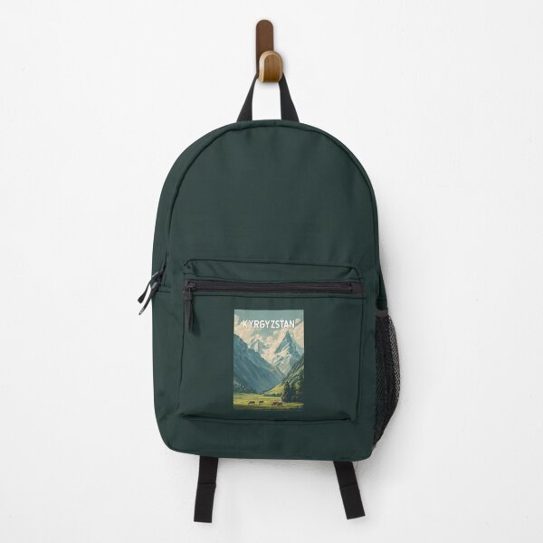 Item preview, Kyrgyzstan Illustration Travel Art Vintage designed and sold by KrisSidDesigns.