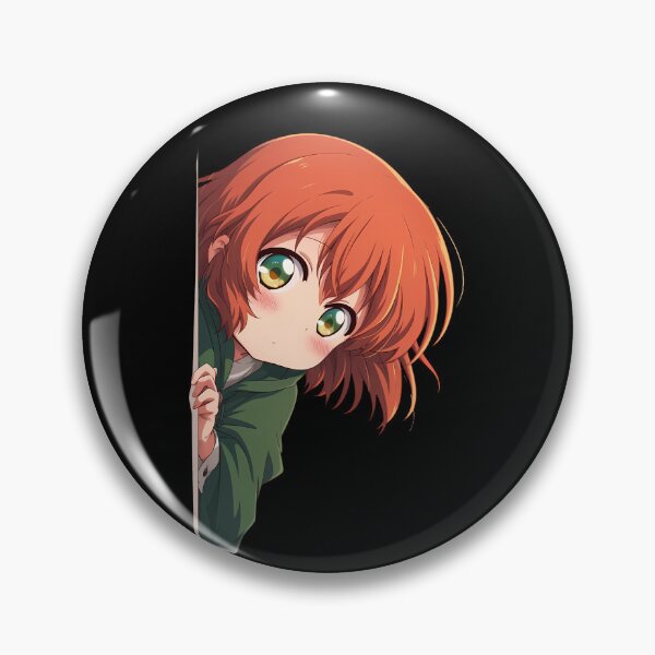 Item preview, Chise Hatori Ancient Magus Bride Anime Girl Chibi Kawaii Peeker designed and sold by HumbertoValveno.