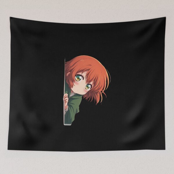 Item preview, Chise Hatori Ancient Magus Bride Anime Girl Chibi Kawaii Peeker designed and sold by HumbertoValveno.