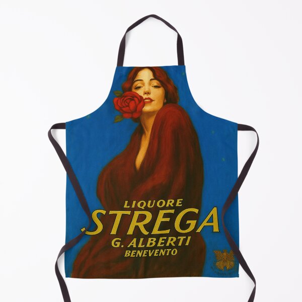 Item preview, 1905 Vintage Liquore Strega Italian liquor aperitif cocktail advertising poster in blue G. Alberti Benevento designed and sold by Jéanpaul  Ferro.