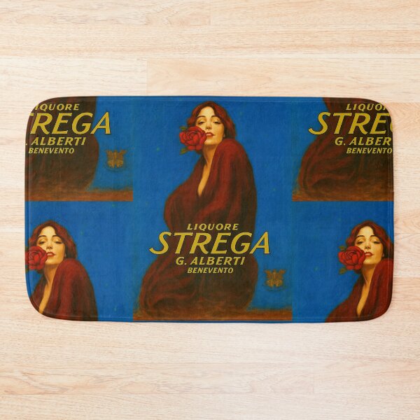 Item preview, 1905 Vintage Liquore Strega Italian liquor aperitif cocktail advertising poster in blue G. Alberti Benevento designed and sold by Jéanpaul  Ferro.
