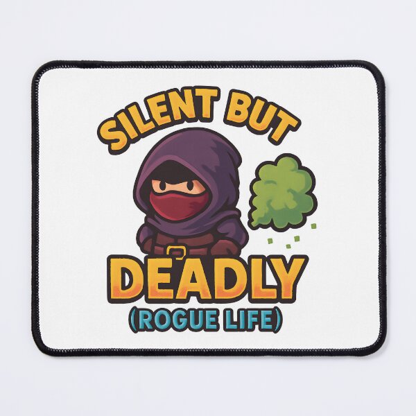 Item preview, Silent But Deadly Rogue Farting Gamer Cartoon. designed and sold by The-T-In-Retro.
