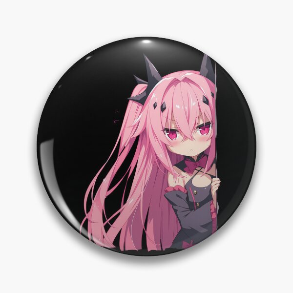 Item preview, Krul Tepes Seraph End Anime Girl Chibi Kawaii Peeker designed and sold by HumbertoValveno.