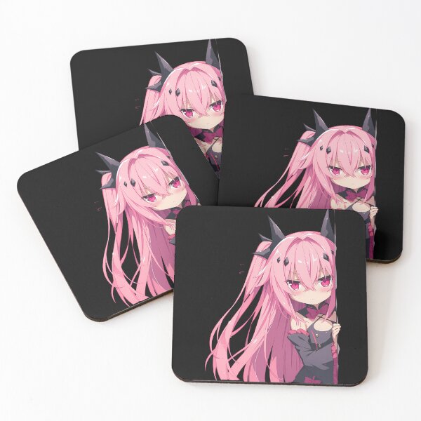 Item preview, Krul Tepes Seraph End Anime Girl Chibi Kawaii Peeker designed and sold by HumbertoValveno.