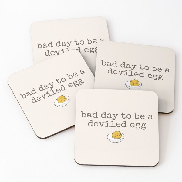 Item preview, Bad Day to be a Deviled Egg, Funny Thanksgiving Dinner, Sarcastic Friendsgiving, Food Humor designed and sold by toongstudio.