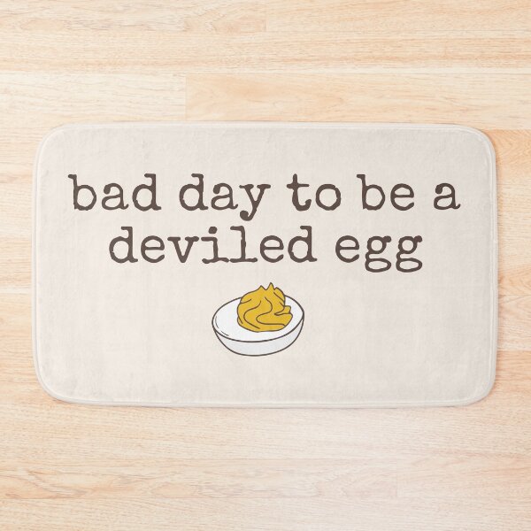 Item preview, Bad Day to be a Deviled Egg, Funny Thanksgiving Dinner, Sarcastic Friendsgiving, Food Humor designed and sold by toongstudio.