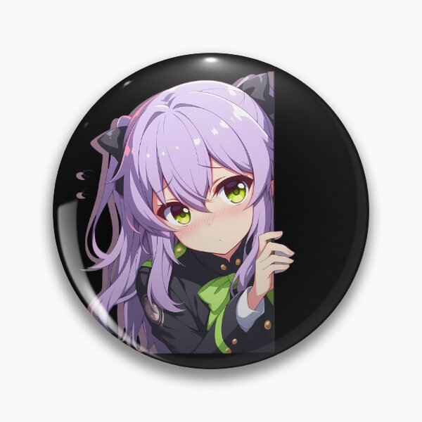 Item preview, end Hiiragi Shinoa Seraph End Anime Girl Chibi Kawaii Peeker designed and sold by HumbertoValveno.