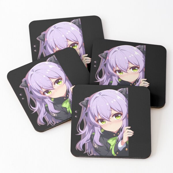 Item preview, end Hiiragi Shinoa Seraph End Anime Girl Chibi Kawaii Peeker designed and sold by HumbertoValveno.