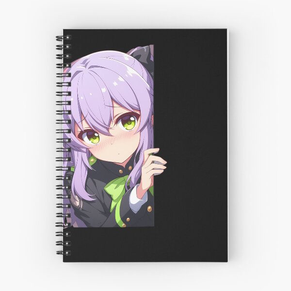 Item preview, end Hiiragi Shinoa Seraph End Anime Girl Chibi Kawaii Peeker designed and sold by HumbertoValveno.