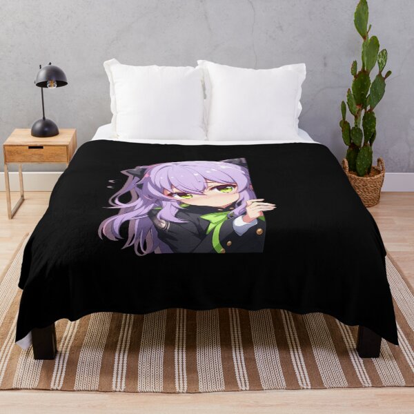 Item preview, end Hiiragi Shinoa Seraph End Anime Girl Chibi Kawaii Peeker designed and sold by HumbertoValveno.