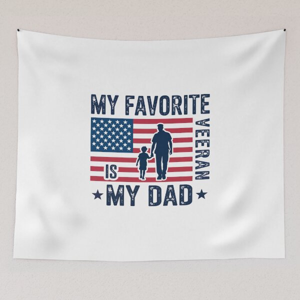 Item preview, My Favorite Veteran is My Dad designed and sold by jkrphoto.