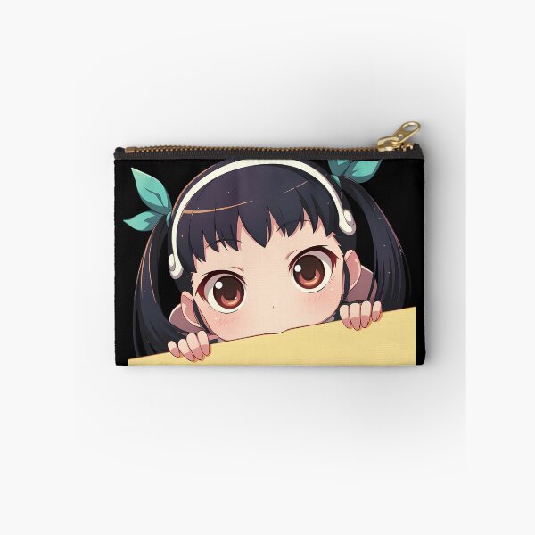 Item preview, Mayoi Hachikuji Bakemonogatari Anime Girl Chibi Kawaii Peeker designed and sold by HumbertoValveno.