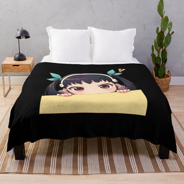 Item preview, Mayoi Hachikuji Bakemonogatari Anime Girl Chibi Kawaii Peeker designed and sold by HumbertoValveno.