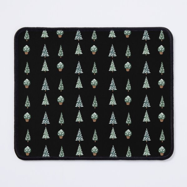 Item preview, Festive Watercolor Christmas Trees | Xmas Forest Print designed and sold by Iqrapixels.