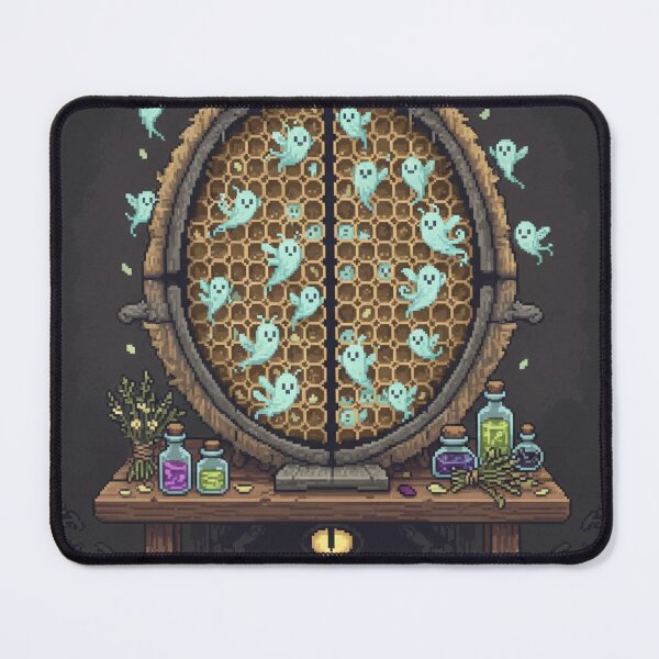 Item preview, Pixel Art Ghost Bees – Cute Spoopy Apothecary Gamer Tee designed and sold by Pixel Toad.