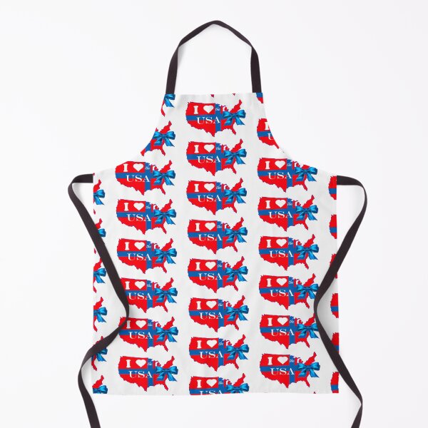 Item preview, I LOVE THE USA - American Patriotic Expression Logo designed and sold by ABG Inspirational Art.