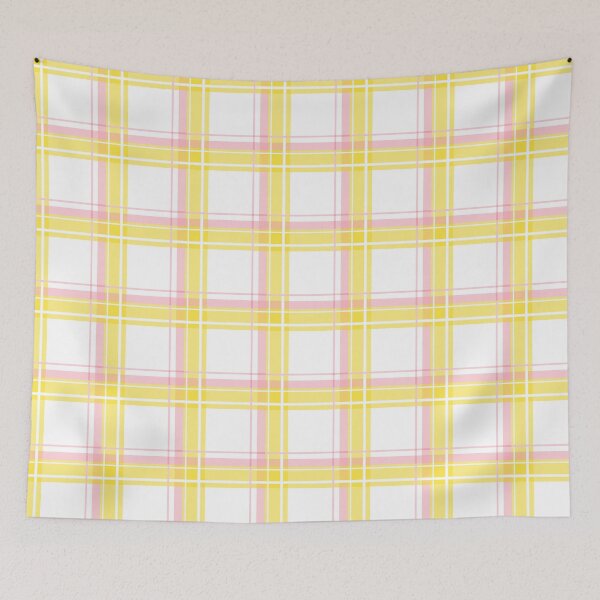 Item preview, Bee Happy Plaid designed and sold by Valerie Valentine.