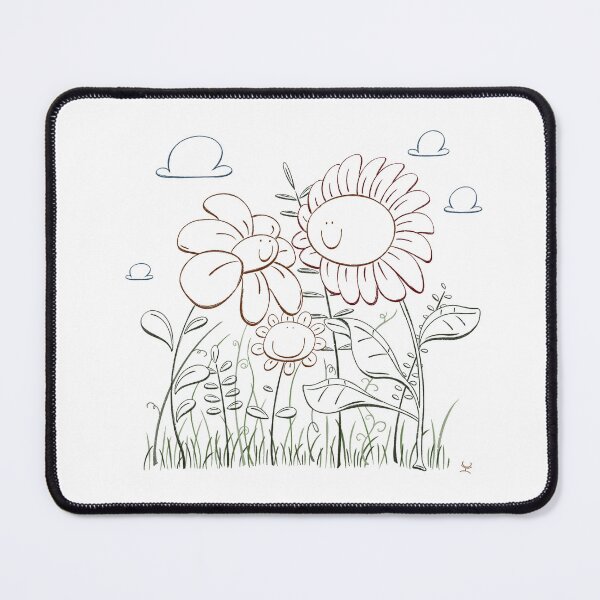 Item preview, Cute small flowers - lineart designed and sold by hogakosta.