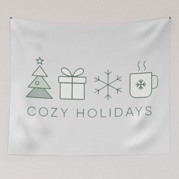 Item preview, Cozy Holidays — Minimalist Scandinavian Christmas Design designed and sold by Ombrya.