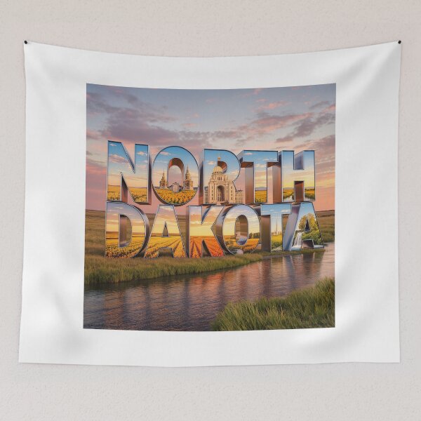 Item preview, North Dakota State Promotion Print designed and sold by Lichentroupe63.