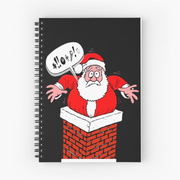 Item preview, Santa Got Stuck designed and sold by MckinleyArt.
