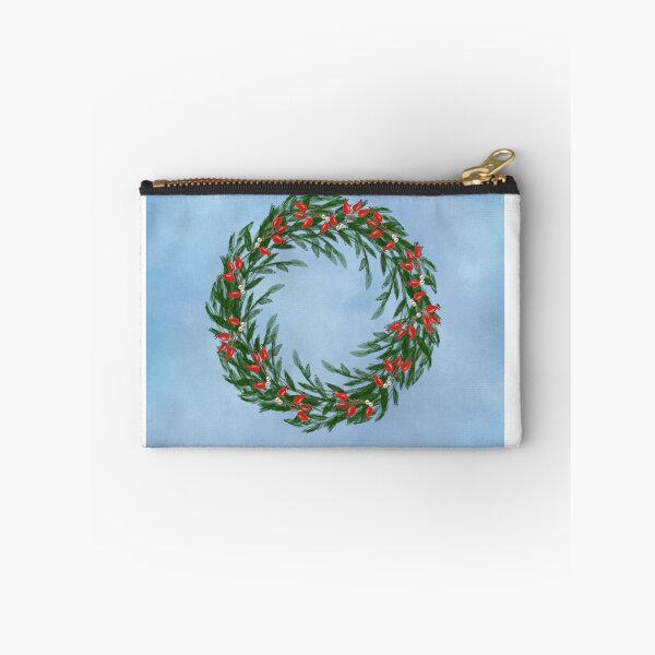 Item preview, Christmas Wreath with Wild Rose Berries designed and sold by GreenPeony.