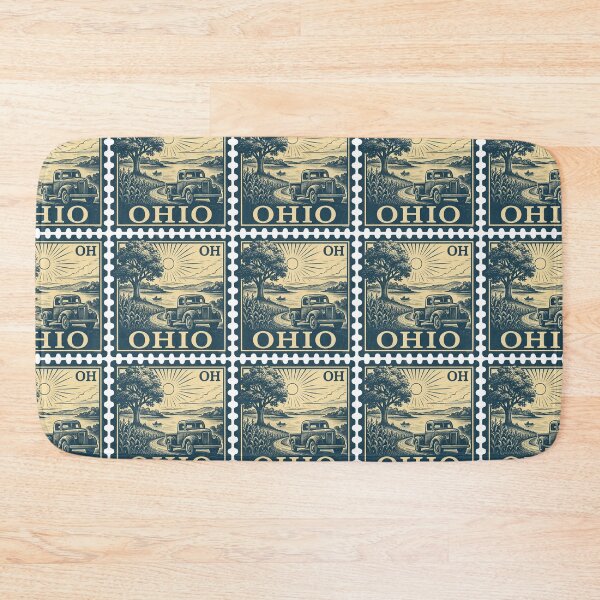 Item preview, Ohio Stamp - Sunlit Roads & Cornfield Classics designed and sold by Automotive Art by Greg.