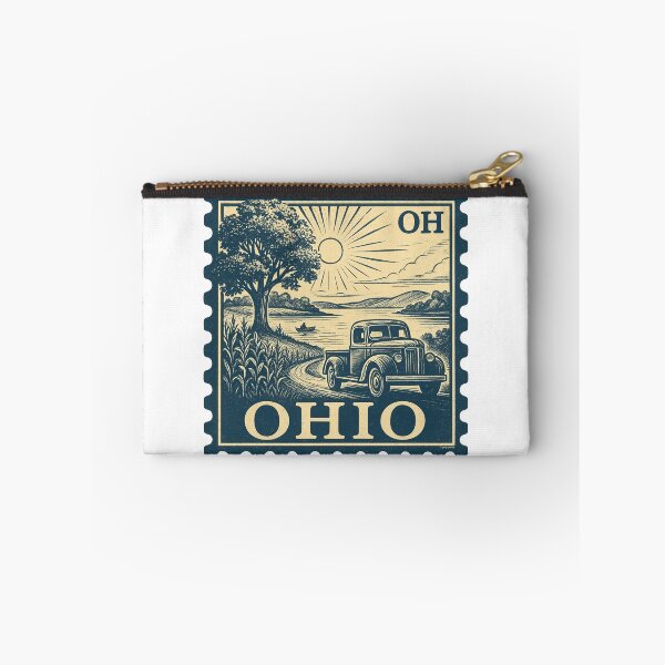 Item preview, Ohio Stamp - Sunlit Roads & Cornfield Classics designed and sold by Automotive Art by Greg.