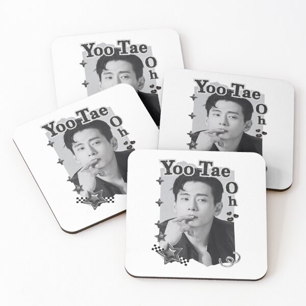 Item preview, Yoo Tae-oh Korean Actor Kdrama Group Black and White Collage Digital Art Portrait designed and sold by AJUNICE STUDIO.