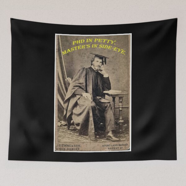Item preview, PhD in Petty – Master’s in Side-Eye designed and sold by WheelieGdArt.