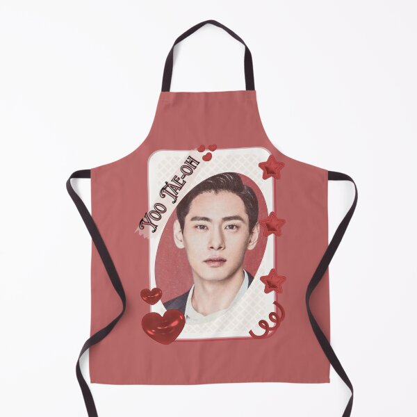 Item preview, Yoo Tae-oh Korean Actor Kdrama Group Card Red Aesthetic Collage Design designed and sold by AJUNICE STUDIO.