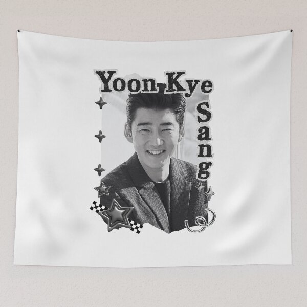 Item preview, Yoon Kye-sang Korean Actor Kdrama Group Black and White Collage Digital Art Portrait designed and sold by AJUNICE STUDIO.