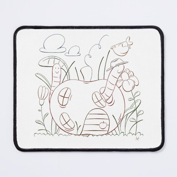 Item preview, Little worm house - lineart designed and sold by hogakosta.
