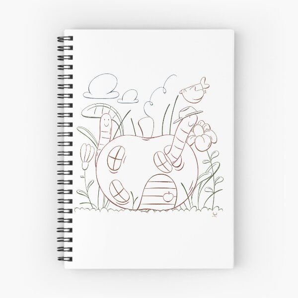 Item preview, Little worm house - lineart designed and sold by hogakosta.