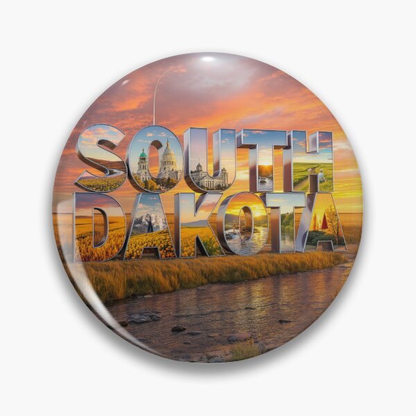 Artikelvorschau, Werbedruck des Bundesstaates South Dakota entworfen und verkauft von Lichentroupe63.