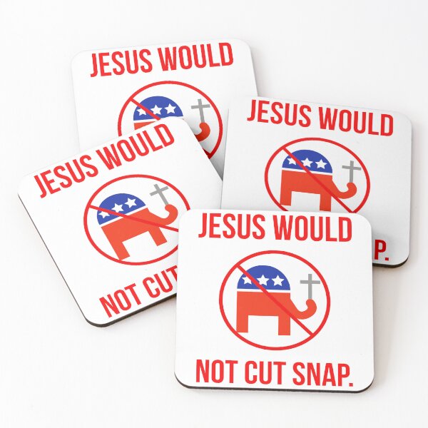 Item preview, Jesus would not cut SNAP.  designed and sold by Rachel the Artist .
