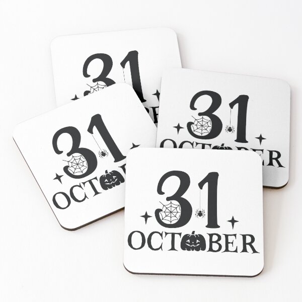 Item preview, 31 October - Halloween Spooky Date Design designed and sold by FuzionRaptor.