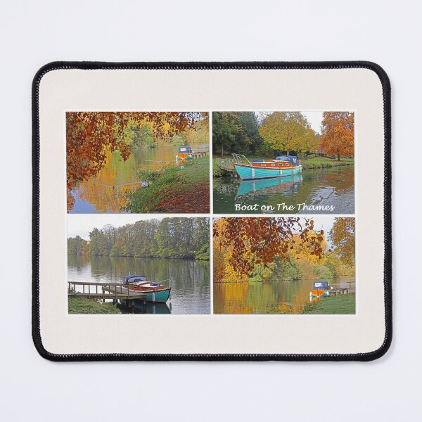 Item preview, Boat on the Thames, October 2025 designed and sold by RedHillDigital.