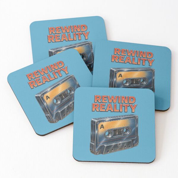 Item preview, Rewind Reality – Vintage Cassette A-Side Retro Art designed and sold by The Devil's Bargain.