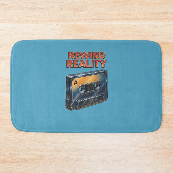 Item preview, Rewind Reality – Vintage Cassette A-Side Retro Art designed and sold by The Devil's Bargain.