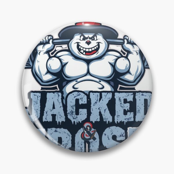 Item preview, Funny Christmas Gym - Jacked Frost Buff Snowman designed and sold by ShirtHatch.